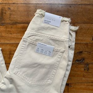 WEWOREWHAT Frayed Straight Jean 27